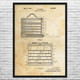 Mahjong Box Patent Wall Art