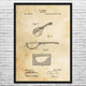 Mandolin Patent Wall Art