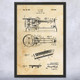 Triple Beam Scale Patent Wall Art
