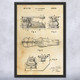 Notary Seal Patent Wall Art