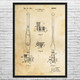 Glass Cutter Patent Wall Art