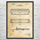 Subway Car Patent Wall Art