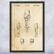 Foosball Figure Patent Wall Art
