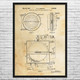 Particle Accelerator Patent Wall Art