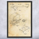 Retro Computer Mouse Patent Wall Art
