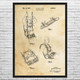 Parachute Harness Patent Wall Art