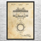 Expansion Joint Patent Wall Art