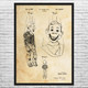 Howdy Doody Puppet Patent Wall Art