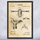 Horse Saddle Patent Wall Art