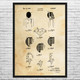Fencing Mask Patent Wall Art