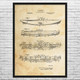 Submarine Boat Patent Wall Art
