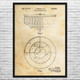 Chandelier Patent Wall Art