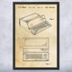 Retro III Computer Patent Wall Art