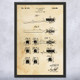 Toothbrush Patent Wall Art