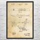Water Ski Patent Wall Art