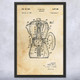 Coffee Percolator Patent Wall Art