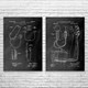Medical Patent Wall Art Set of 2