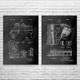 Piano Patent Wall Art Set of 2