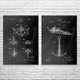 Nautical Patent Wall Art Set of 2