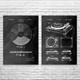 DJ Equipment Patent Wall Art Set of 2