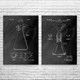 Chemistry Patent Wall Art Set of 2