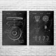 Disc Golf Patent Wall Art Set of 2