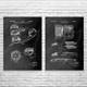 Telephone Patent Wall Art Set of 2 Telephone Patent Wall Art Set of 2