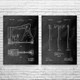Glass Working Patent Wall Art Set of 2
