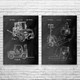 Warehouse Patent Wall Art Set of 2