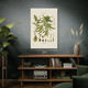 Cannabis Botanical Art Print