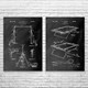 Gymnastics Patent Wall Art Set of 2