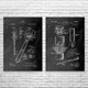 Tools Patent Wall Art Set of 2 Tools Patent Wall Art Set of 2