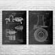 Power Plant Wall Art Set of 2