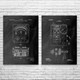 Electrician Patent Wall Art Set of 2