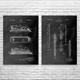 Office Patent Wall Art Set of 2