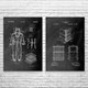 Beekeeping Patent Wall Art Set of 2