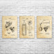 Boxing Patent Wall Art Set of 3