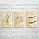 Gardening Patent Wall Art Set of 3 Gardening Patent Wall Art Set of 3