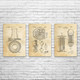 Nuclear Power Wall Art Set of 3