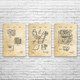 HVAC Patent Wall Art Set of 3 HVAC Patent Wall Art Set of 3