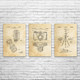 Photography Patent Wall Art Set of 3