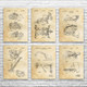 Heavy Machinery Patent Wall Art Set of 6 Heavy Machinery Patent Wall Art Set of 6