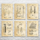 Medical Patent Wall Art Set of 6