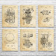 Henry F. Automotive Patent Wall Art Set of 6
