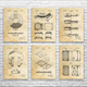 DJ Equipment Patent Wall Art Set of 6