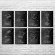 Retro Computer Patent Wall Art Set of 8