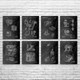 HVAC Patent Wall Art Set of 8