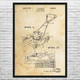 1963 Lawn Mower Patent Wall Art
