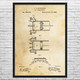 1880 Air Compressor Patent Wall Art