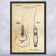 1941 Acoustic Guitar Patent Wall Art